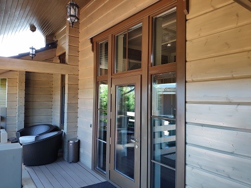 отделка фасада деревом otdelka fasada derevom